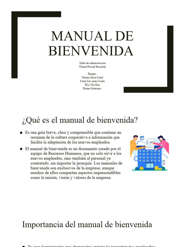 Guía de bienvenida al empleado.